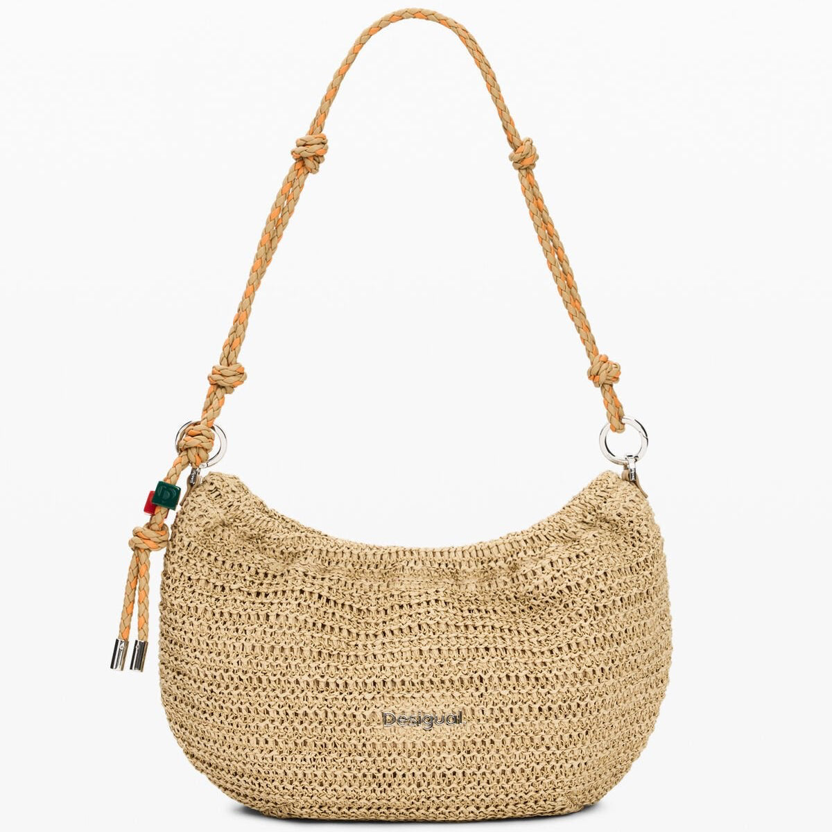 Дамска чанта за ръка Women’s raffia handbag Desigual 26SAXO01 1014 Beige