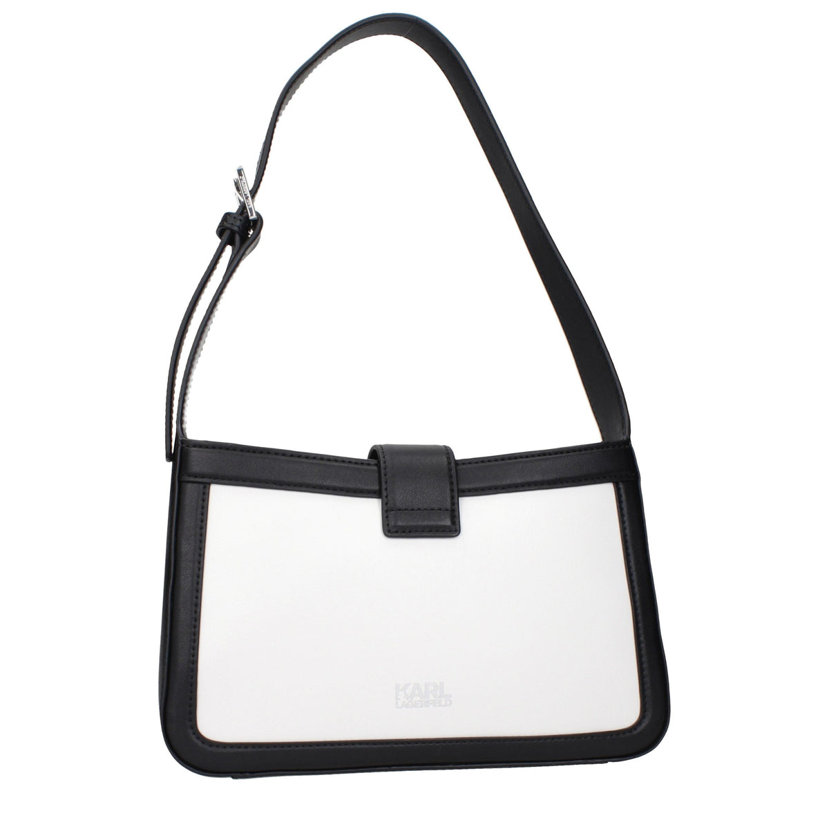 Дамска чанта Women’s shoulder bag Karl Lagerfeld BSW30003101 White and Black back view