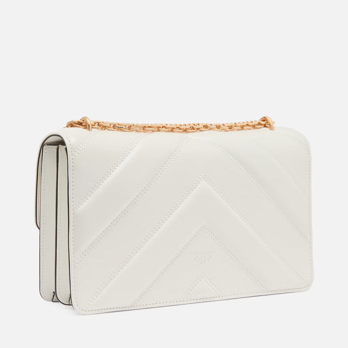 Дамска чанта Women’s shoulder bag Pinko Love One Medium 106294 A26Z Z15Y White back view