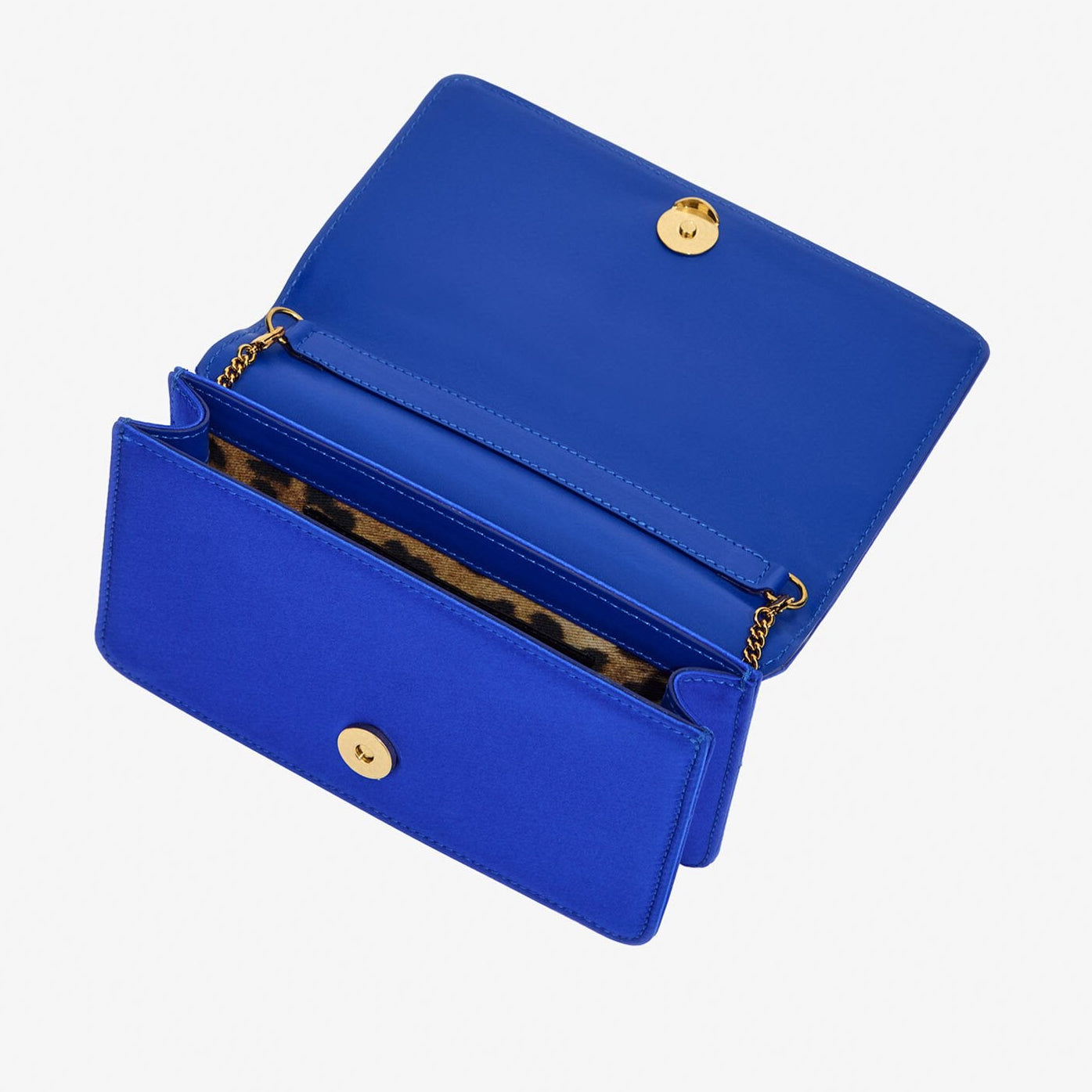 Дамска чанта за рамо Women’s shoulder bag Roberto Cavalli TKB015 FL113 D5658 Blue inside view