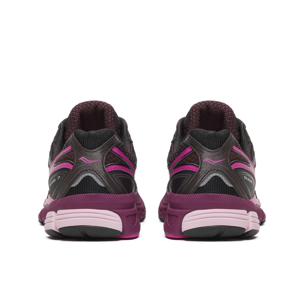 Дамски маратонки Saucony Progrid Guide 7 S101493-1050 (сиропено кафяво / Mulberry / екрю) Изглед отзад