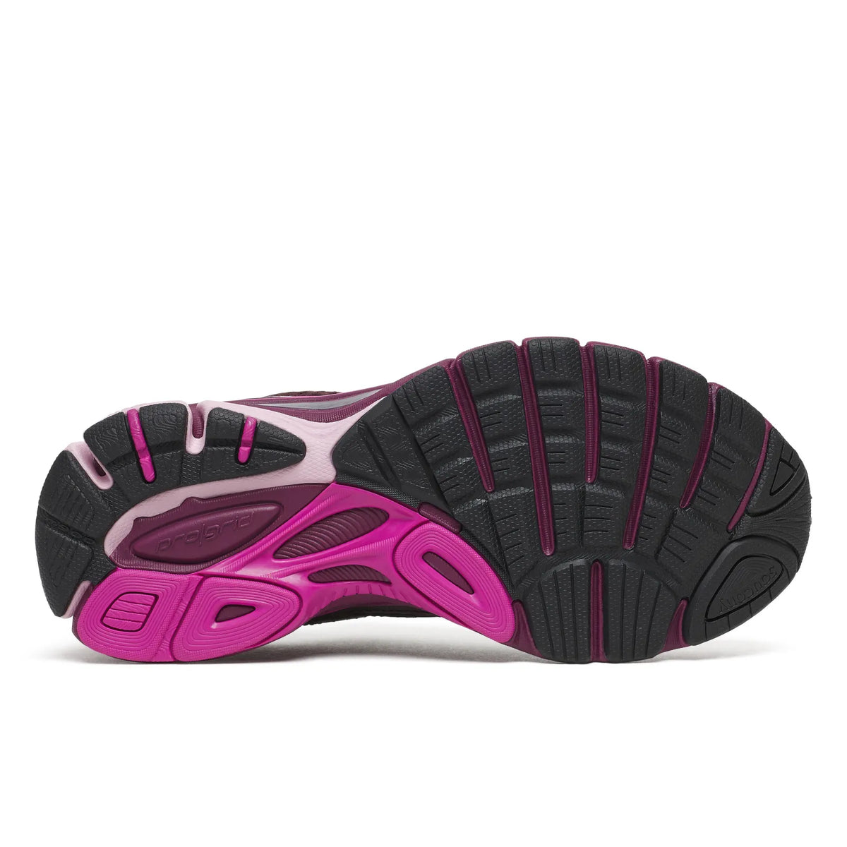 Дамски маратонки Saucony Progrid Guide 7 S101493-1050 (сиропено кафяво / Mulberry / екрю) Изглед на външната подметка