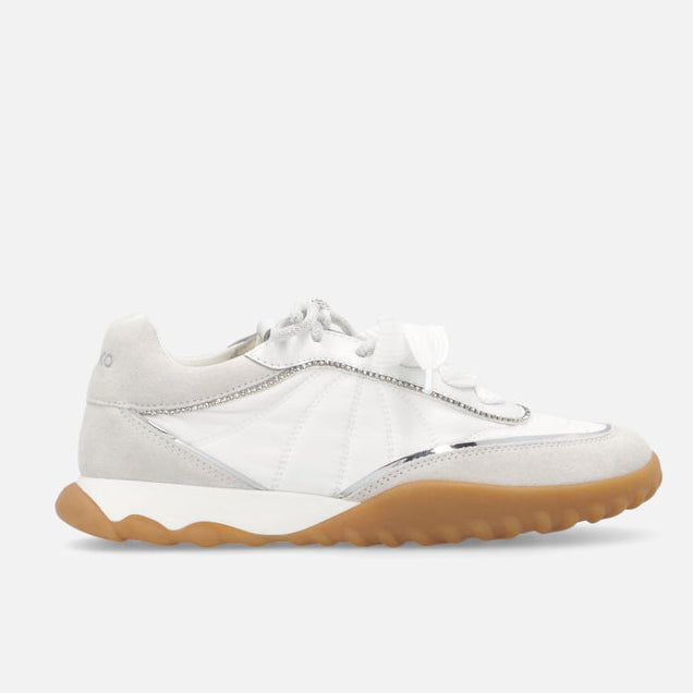 Дамски кецове Women’s sneakers with double laces Pinko Gea 02 SS0177P023Z1B White lateral view
