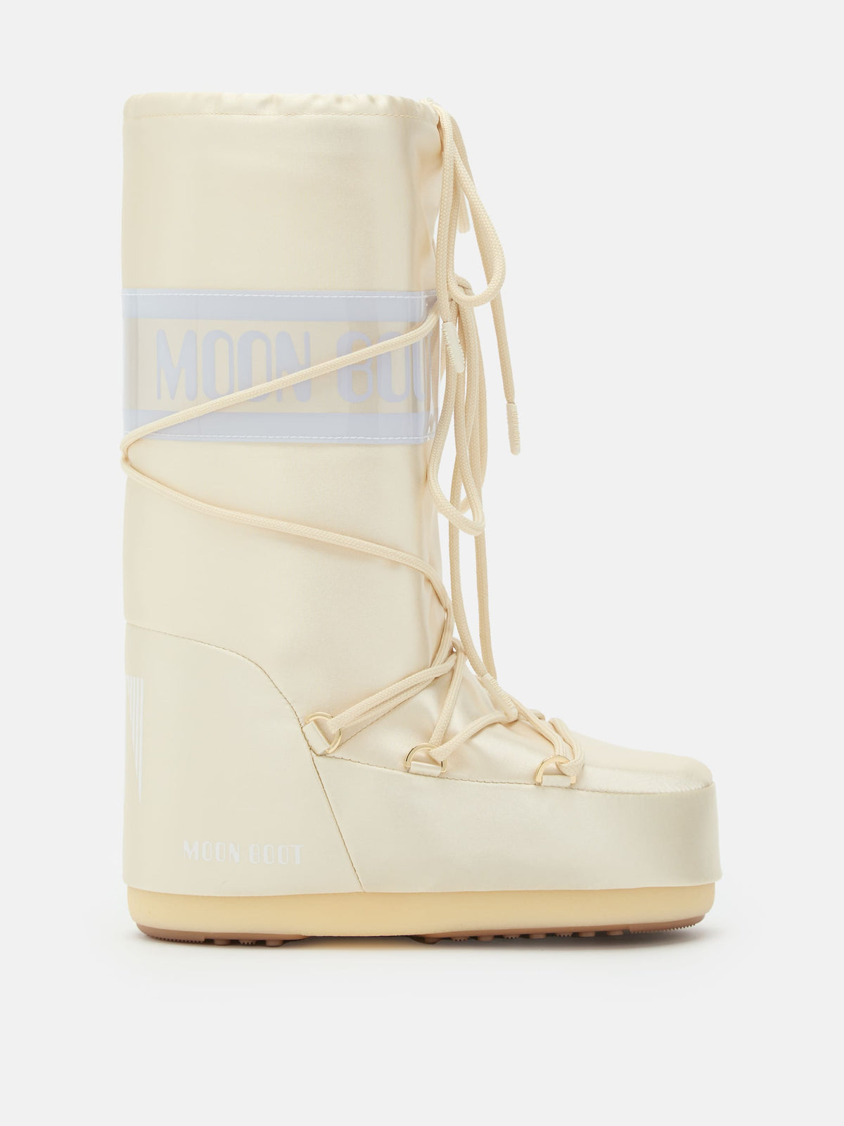 Дамски апрески Women’s snow boots MOON BOOT Icon Pearly 80D1403060 L020 Ivory lateral view