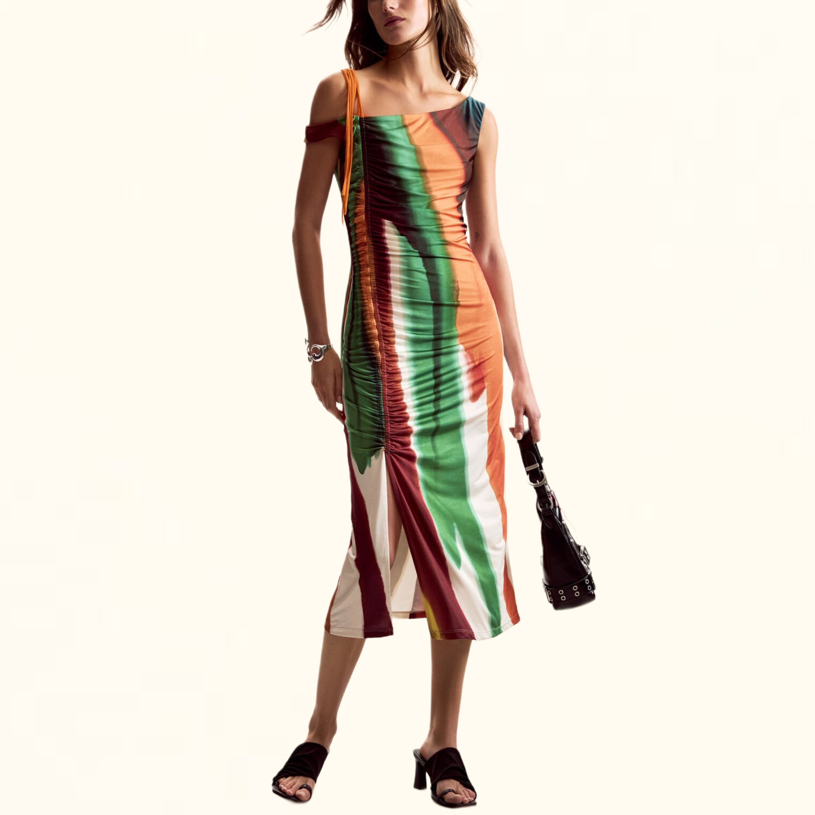 Дамска рокля Women’s striped dress Desigual by M. Christian Lacroix 26SWVK171001