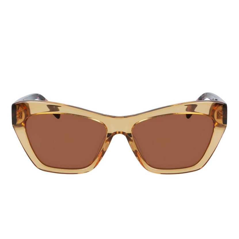 Дамски слънчеви очила Women’s sunglasses DKNY DK535S 730 Transparent Honey / Crystal Amber front view