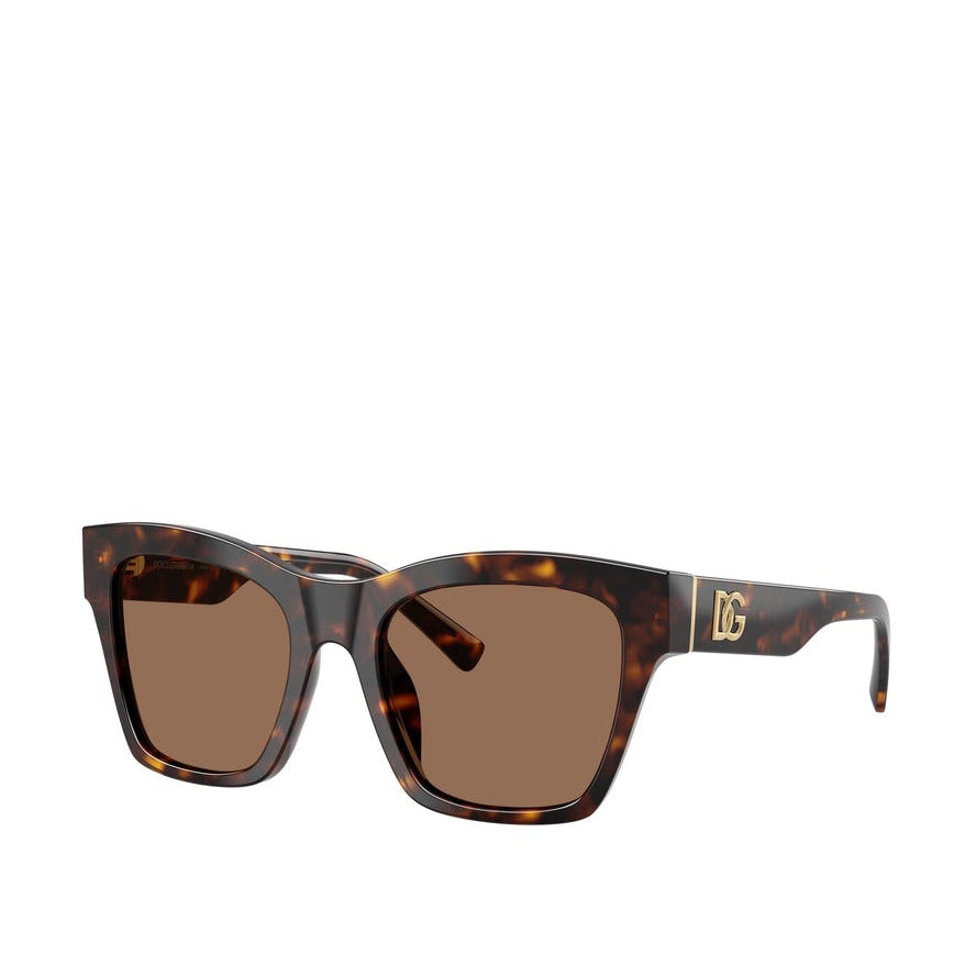 Дамски слънчеви очила Women’s sunglasses Dolce & Gabbana DG4512 502 73 Brown Havana angled view