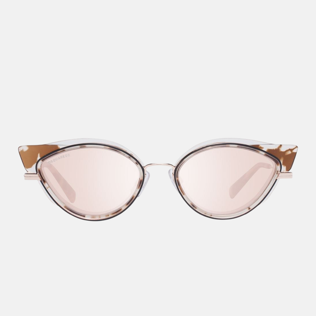 Дамски слънчеви очила Women’s sunglasses Dsquared² DQ0336 55U Crystal Pink Havana front view