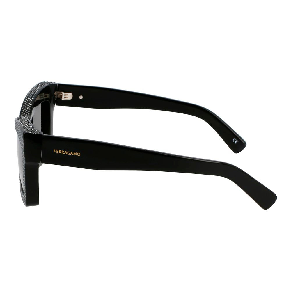 Дамски слънчеви очила Women’s sunglasses FERRAGAMO SF2045SR 001 Black angled view