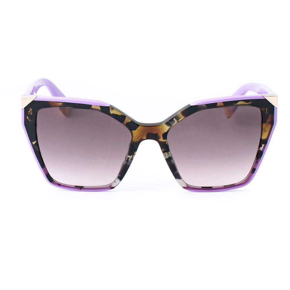 Дамски слънчеви очила Women’s sunglasses FURLA SFU686V 03KA Dark Tortoise Purple front view