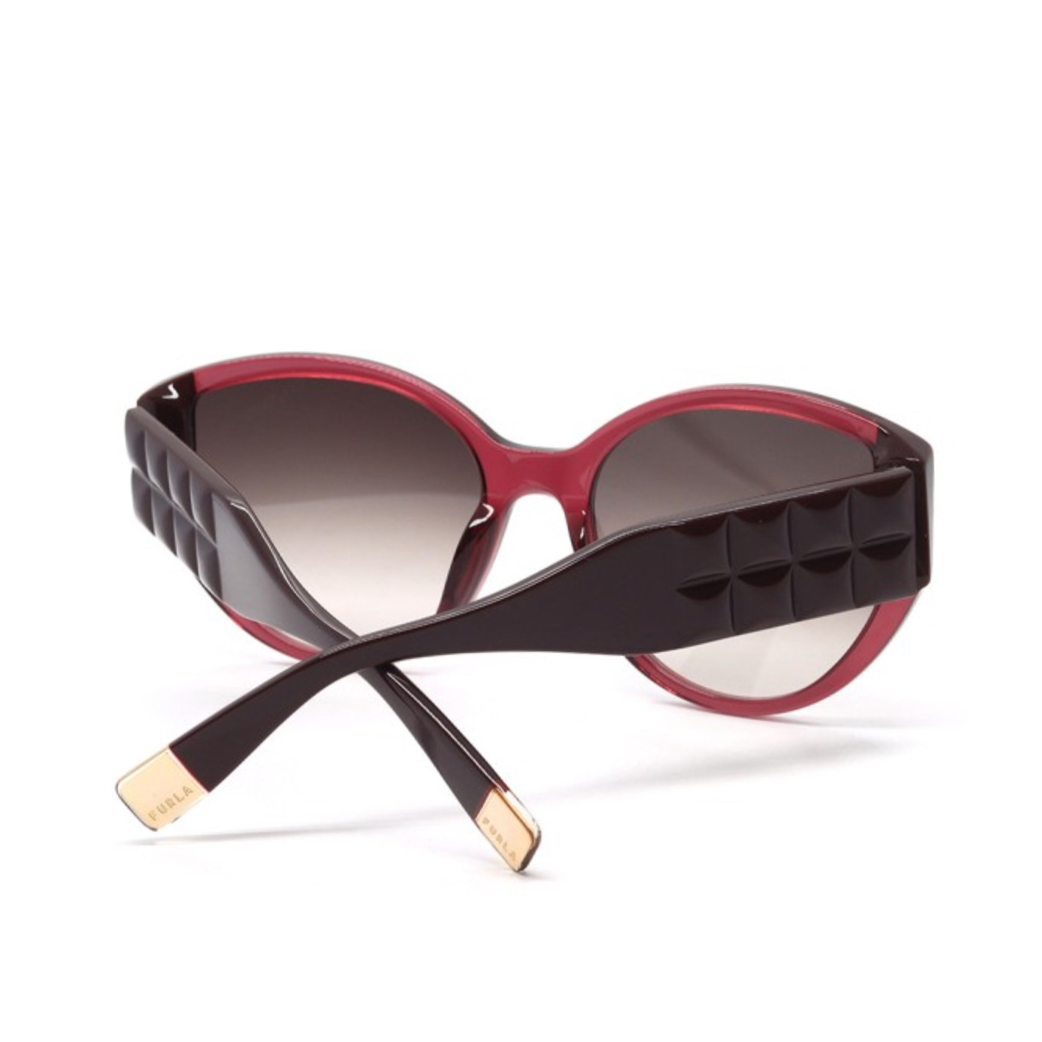 Дамски слънчеви очила Women’s sunglasses FURLA SFU784 0AFD Burgundy back view