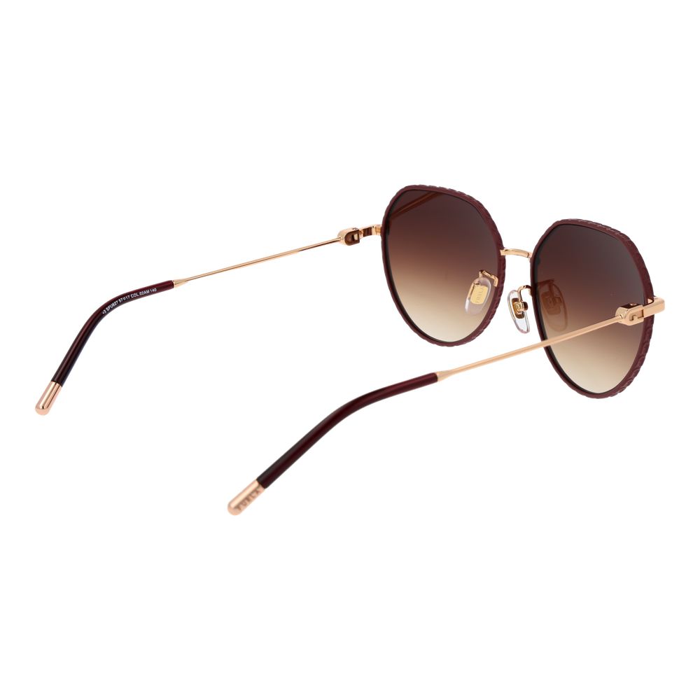 Дамски слънчеви очила Women’s sunglasses Furla SFU627 02AM Rose Gold angled view