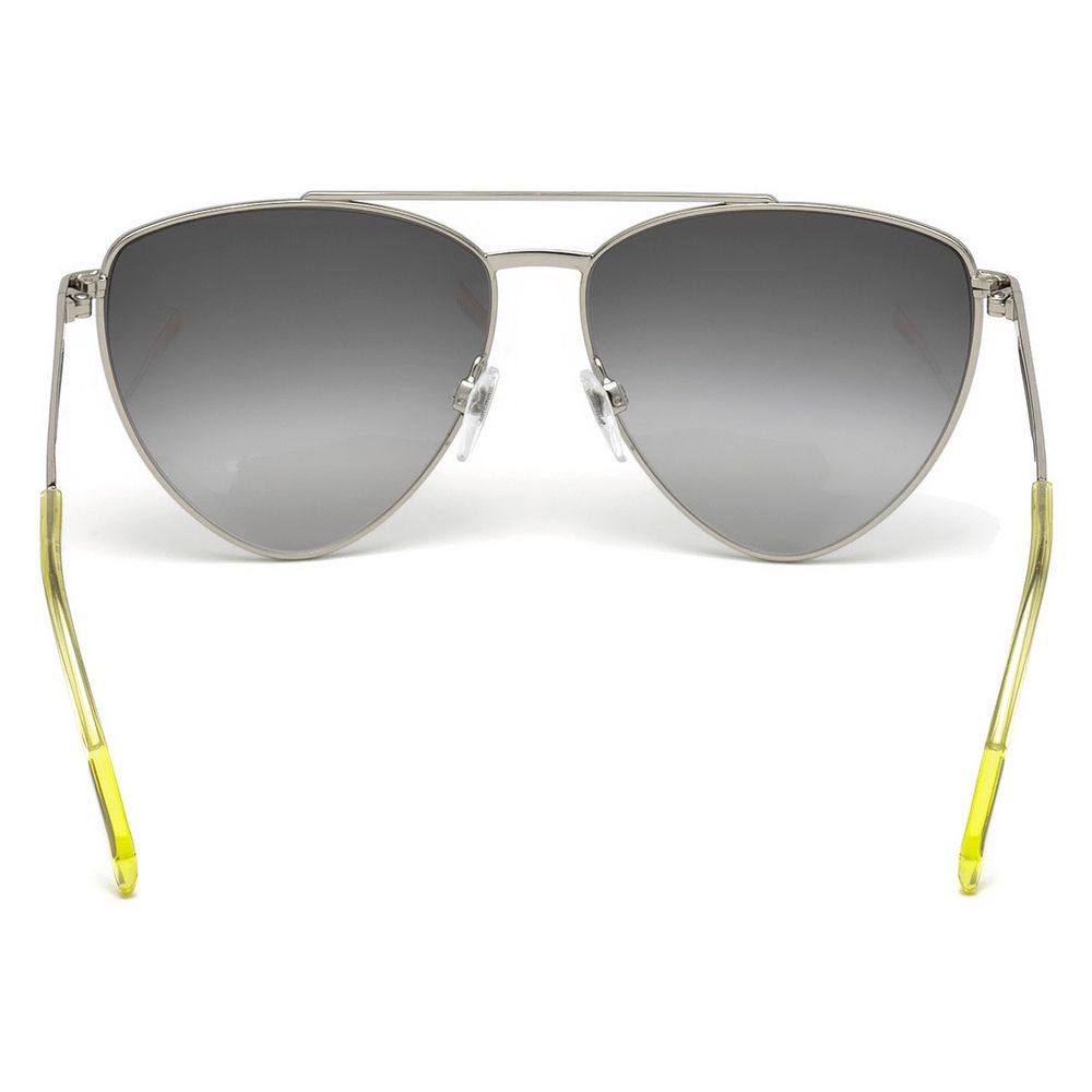 Дамски слънчеви очила Дамски слънчеви очила Women’s sunglasses Just Cavalli JC839S 41B Shiny Palladium with Fluorescent Yellow back view