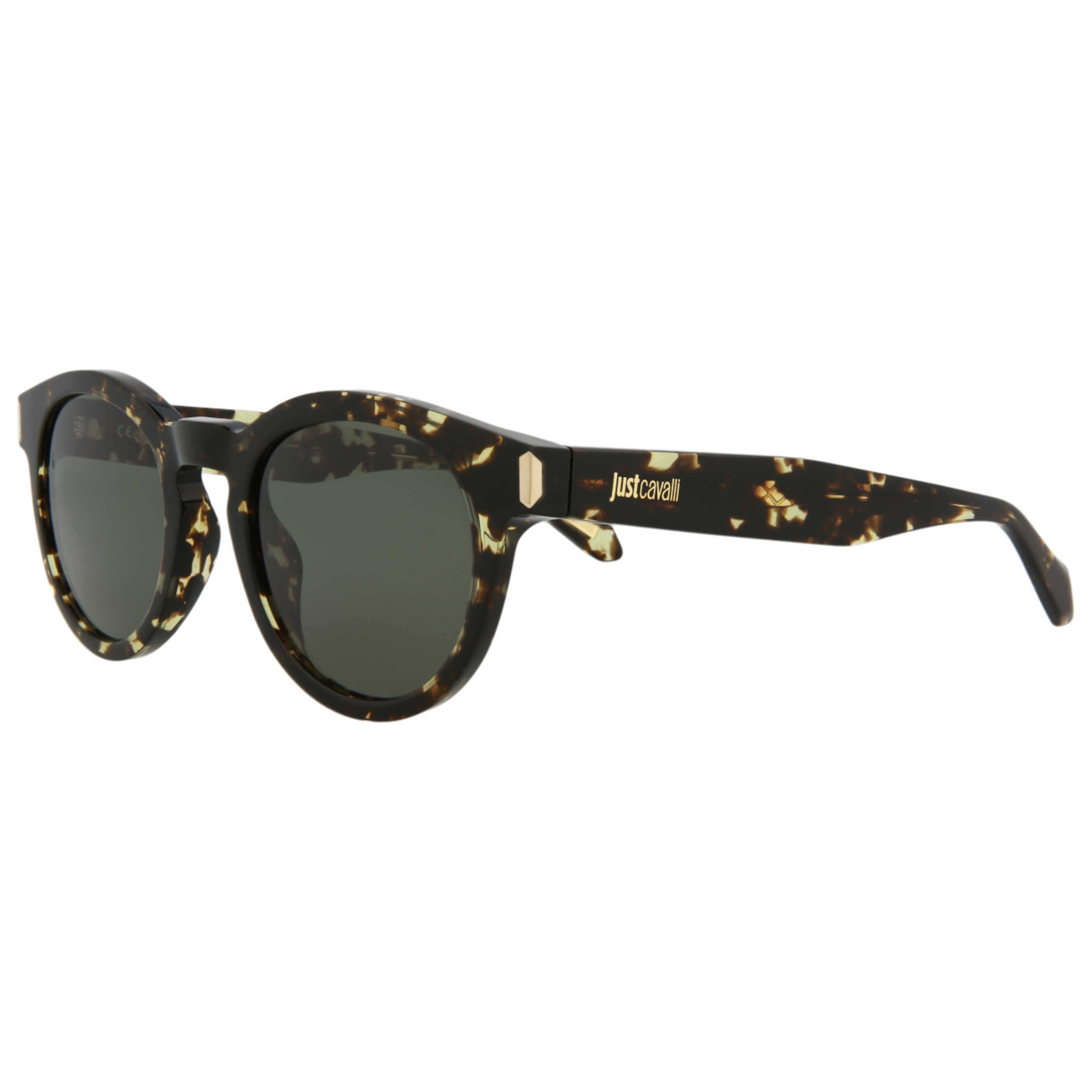 Дамски слънчеви очила Women’s sunglasses Just Cavalli SJC025 0780 Dark Havana Tortoise angled view