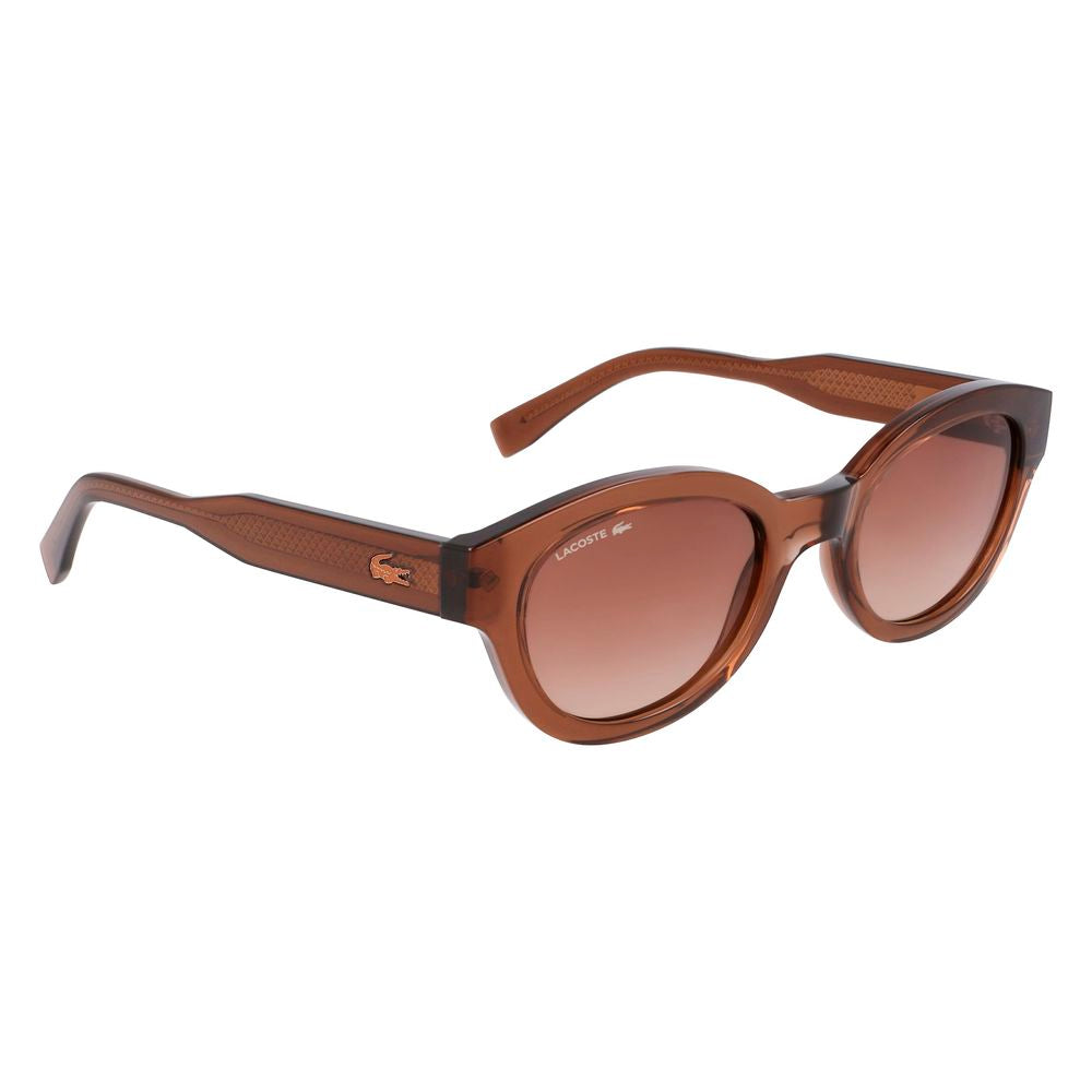 Дамски слънчеви очила Women’s sunglasses LACOSTE L6024S 210 Brown angled view