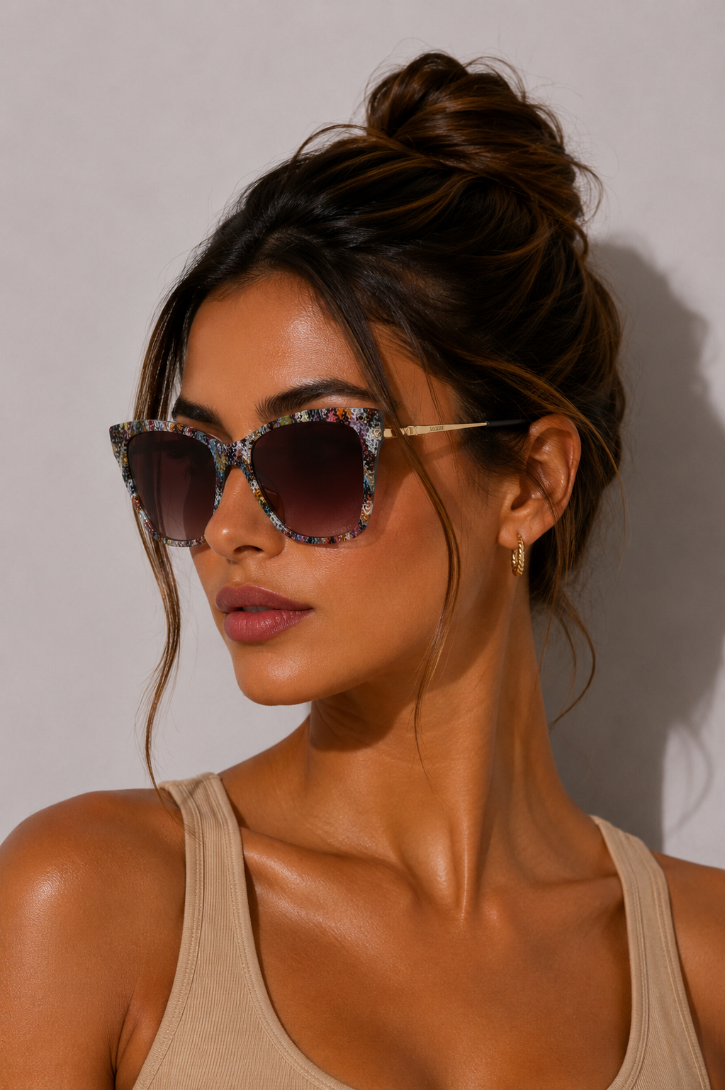 Дамски слънчеви очила Women’s sunglasses MISSONI MIS0106SX193X Multicolor lifestyle view