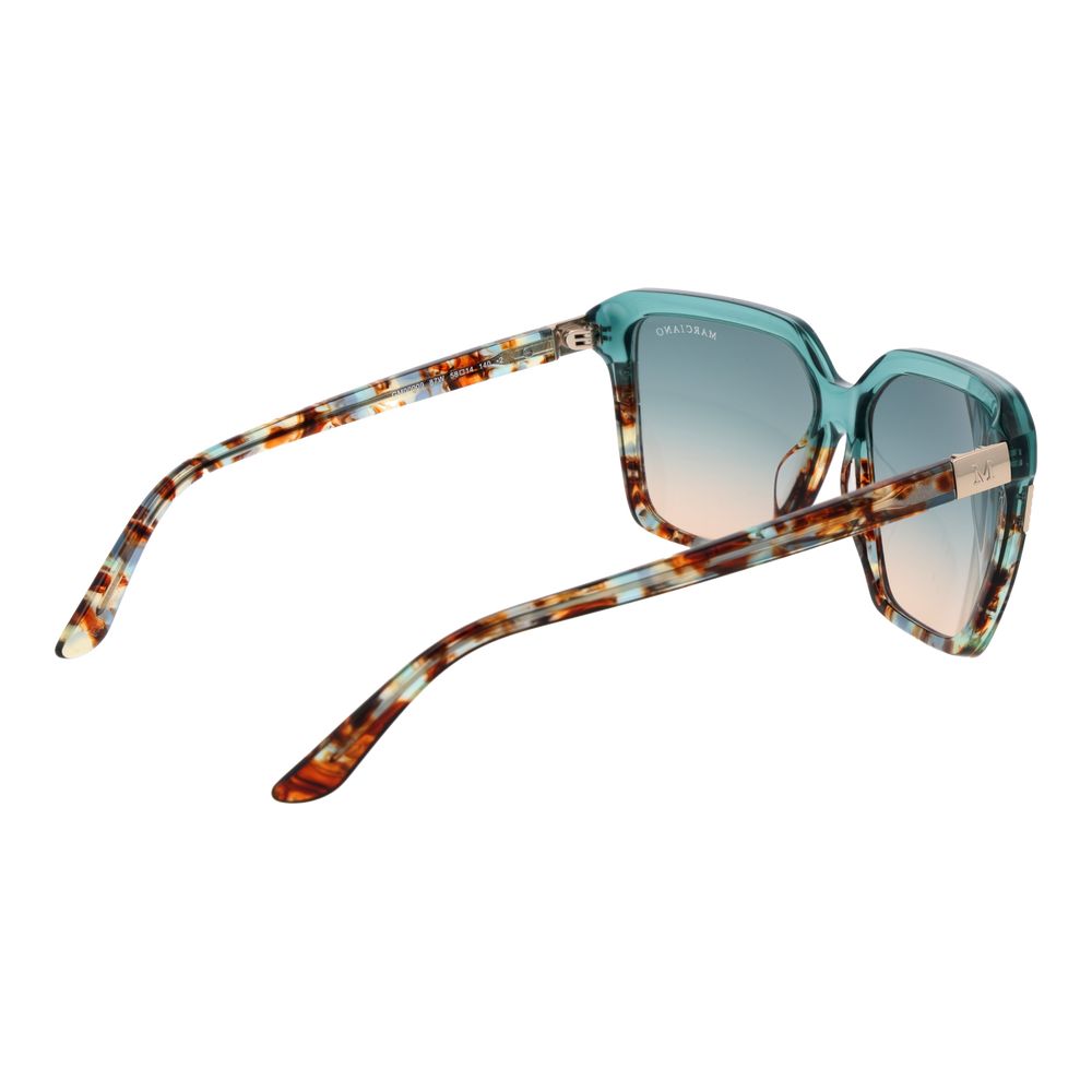 Дамски слънчеви очила Women’s sunglasses Marciano by Guess GM00009 87W Turquoise angled view
