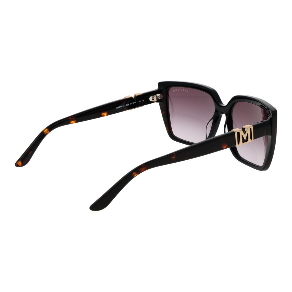 Дамски слънчеви очила Women’s sunglasses Marciano by Guess GM00012 05B Black angled view