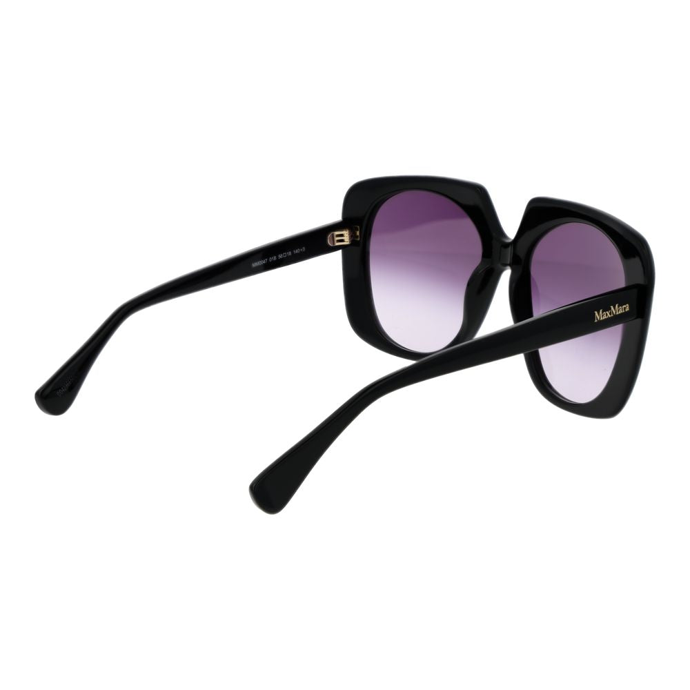 Дамски слънчеви очила Women’s sunglasses Max Mara MM0047 01B Black angled view