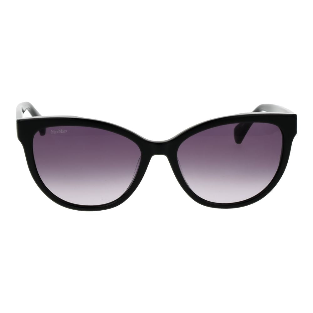 Дамски слънчеви очила Women’s sunglasses Max Mara MM0058 01B Black front view