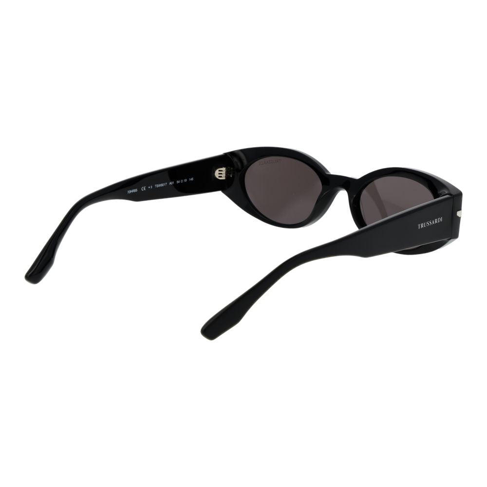 Дамски слънчеви очила Women’s sunglasses Trussardi TSW9017 A01 Black angled view