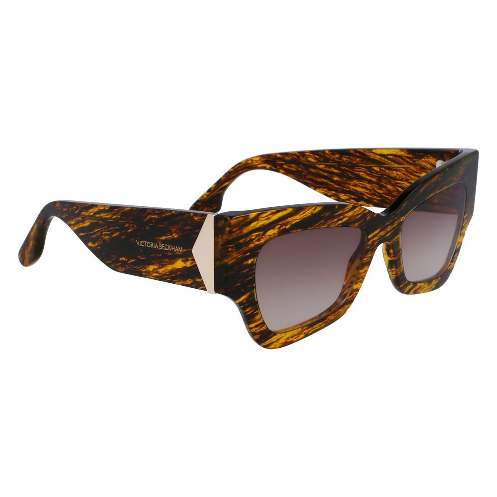 Дамски слънчеви очила Women’s sunglasses VICTORIA BECKHAM VB662S 736 Brown Havana angled view