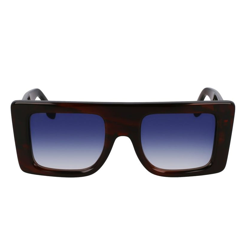 Дамски слънчеви очила Women’s sunglasses VICTORIA BECKHAM VB677S 227 Dark Havana / Blue gradient lens front view
