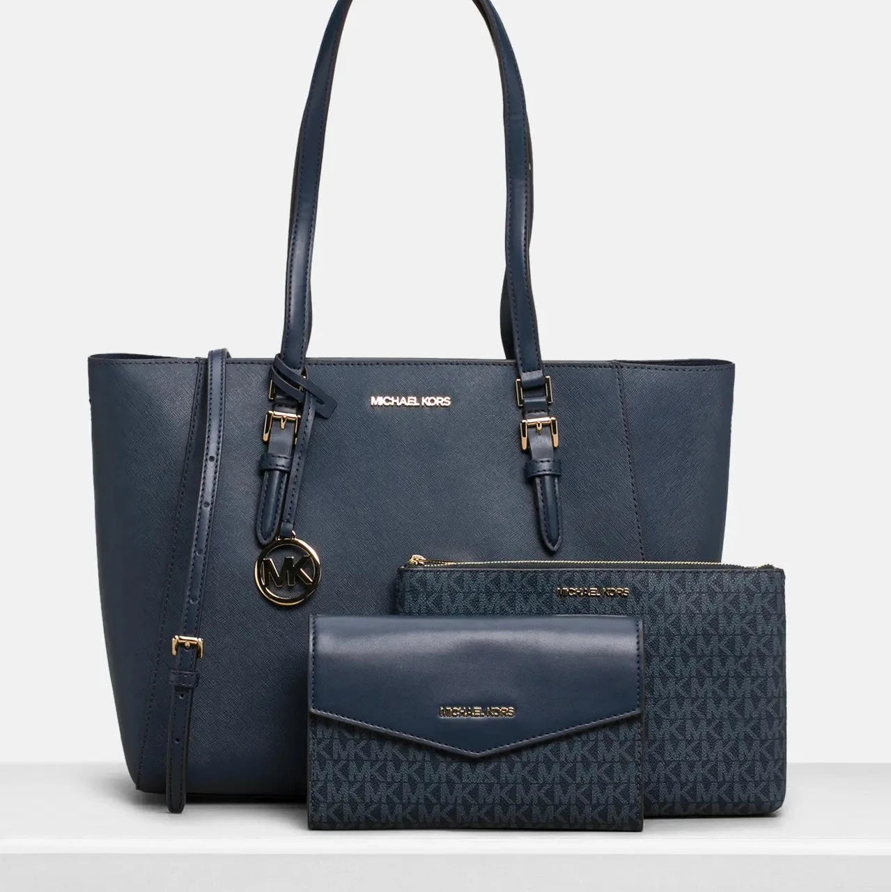 Дамска чанта Women’s tote bag Michael Kors Charlotte 3 in 1 35R3GCFT3T Navy