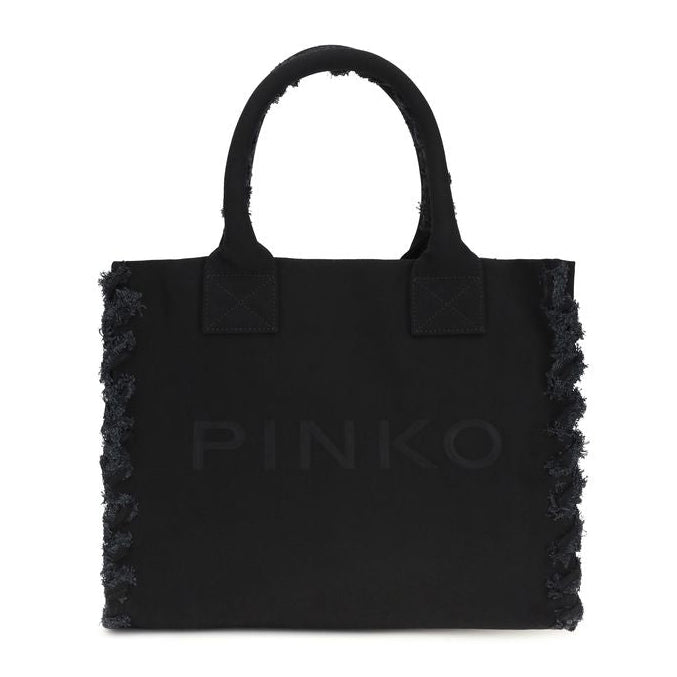 Дамска шопинг чанта Women’s tote bag Pinko
106673A3A4Z99 Black front view