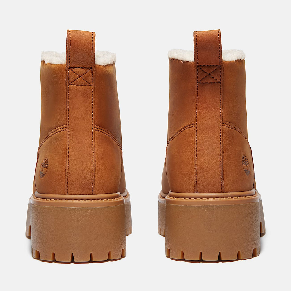 Women’s warm-line ankle boots Timberland Stone Street TB0A283GEM7 Brown heels view