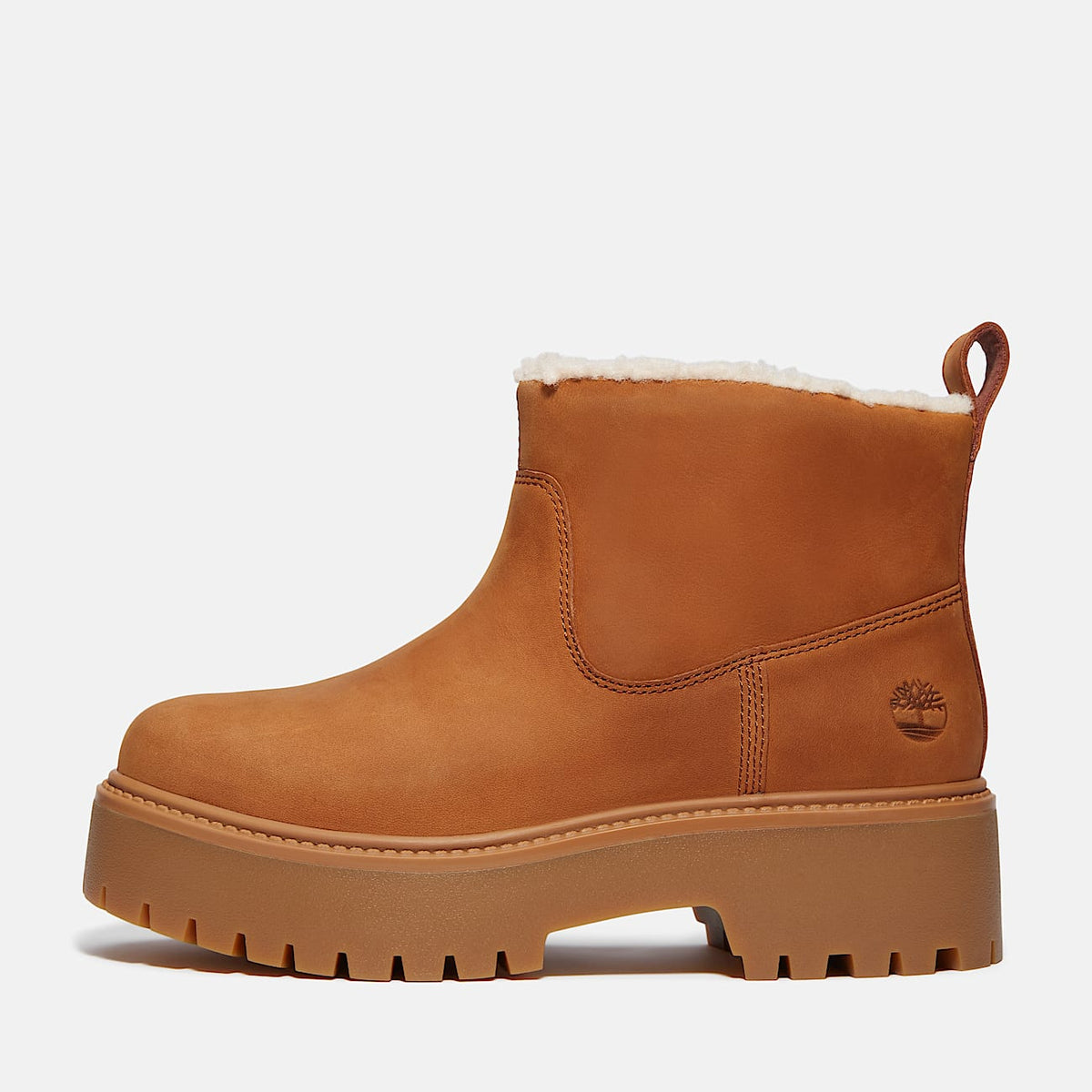 Women’s warm-line ankle boots Timberland Stone Street TB0A283GEM7 Brown lateral view