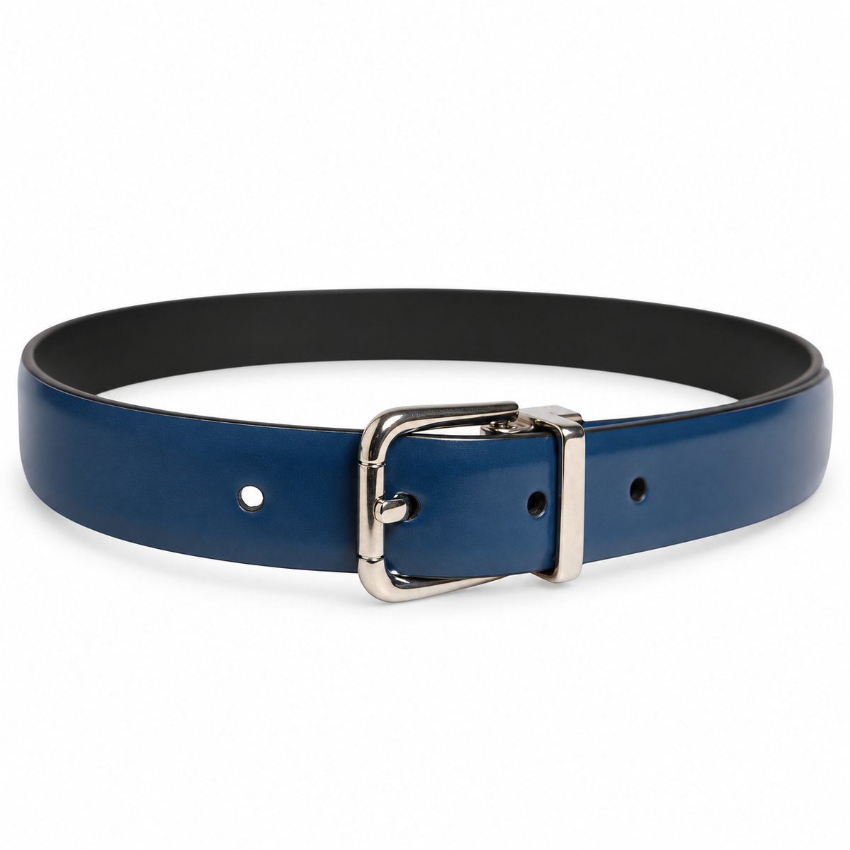 Men's belt Dolce & Gabbana SKU: BC4215 AI935 buckle close up view