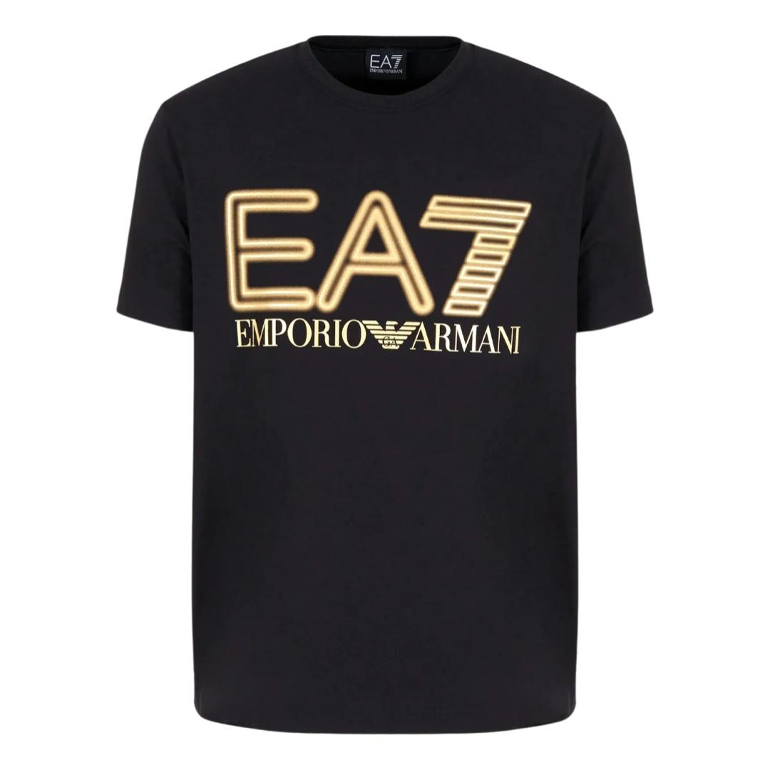Мъжка тениска EA7 Emporio Armani 3DPT37 PJMUZ 10208 Черна
