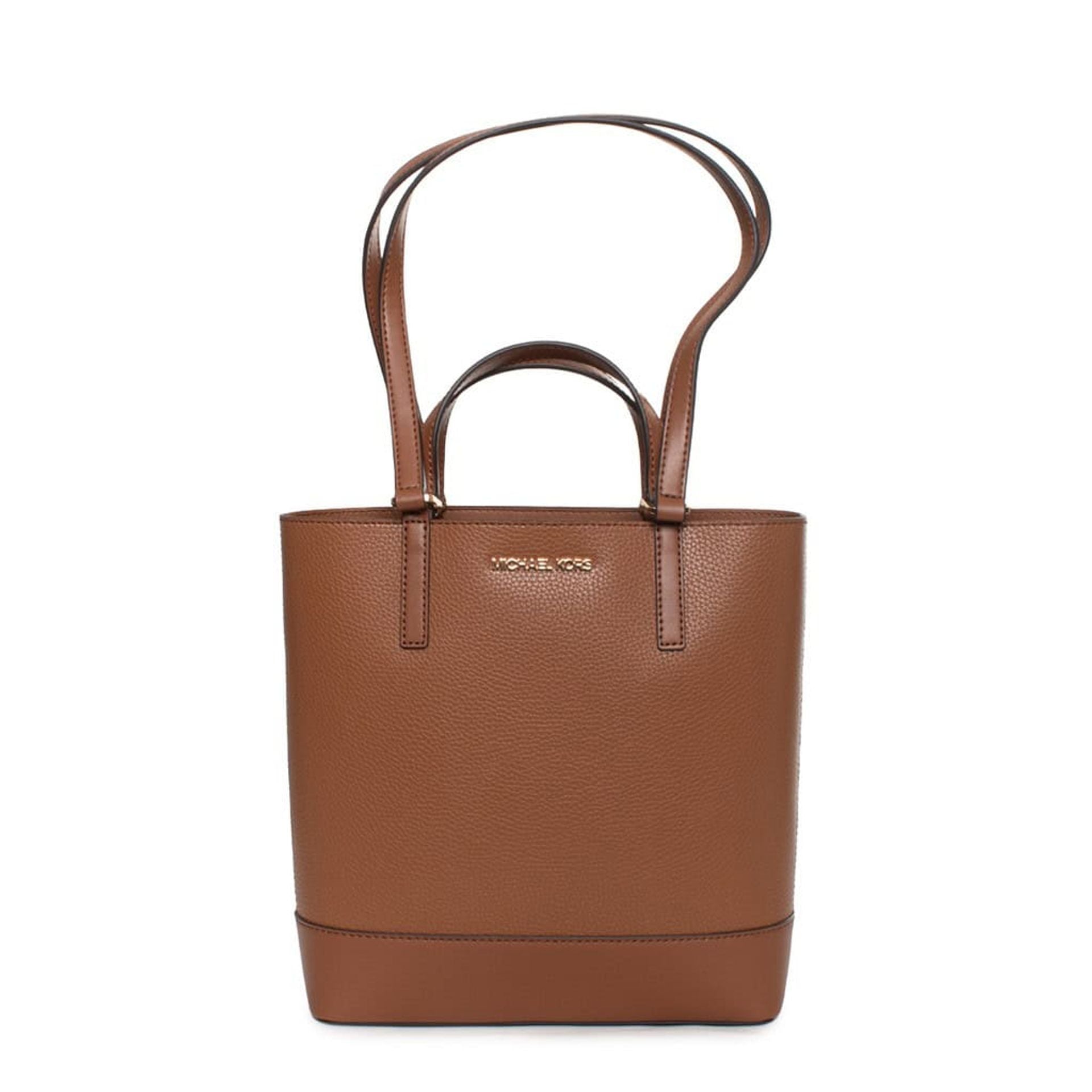 Дамска шопинг чанта Women’s shopping bag Michael Kors 35T0GX9T1T LUGGAGE Brown front view