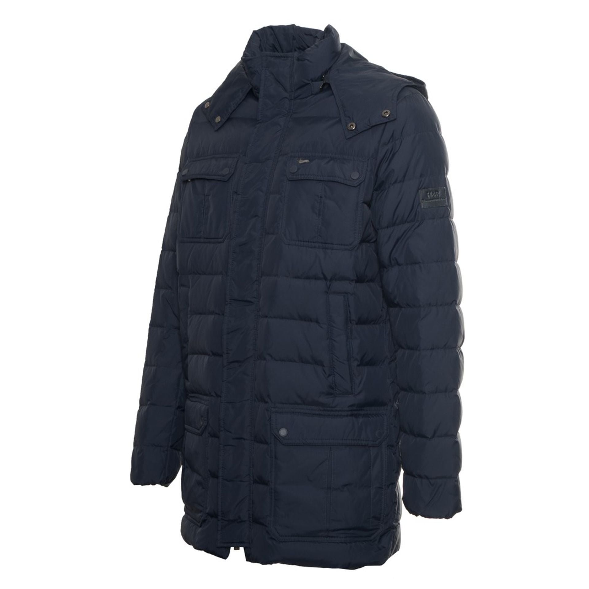 Мъжко дълго яке Men’s jacket Harmont & Blaine K0AO07 040250 801 Dark Blue angled view