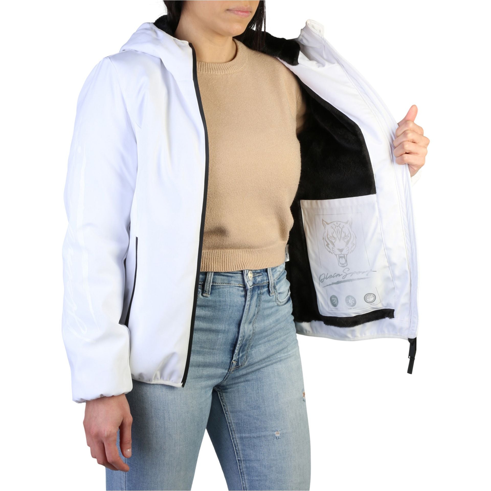 Дамско яке в бяло Women's jacket Plein Sport DPPS205-1_Bianco