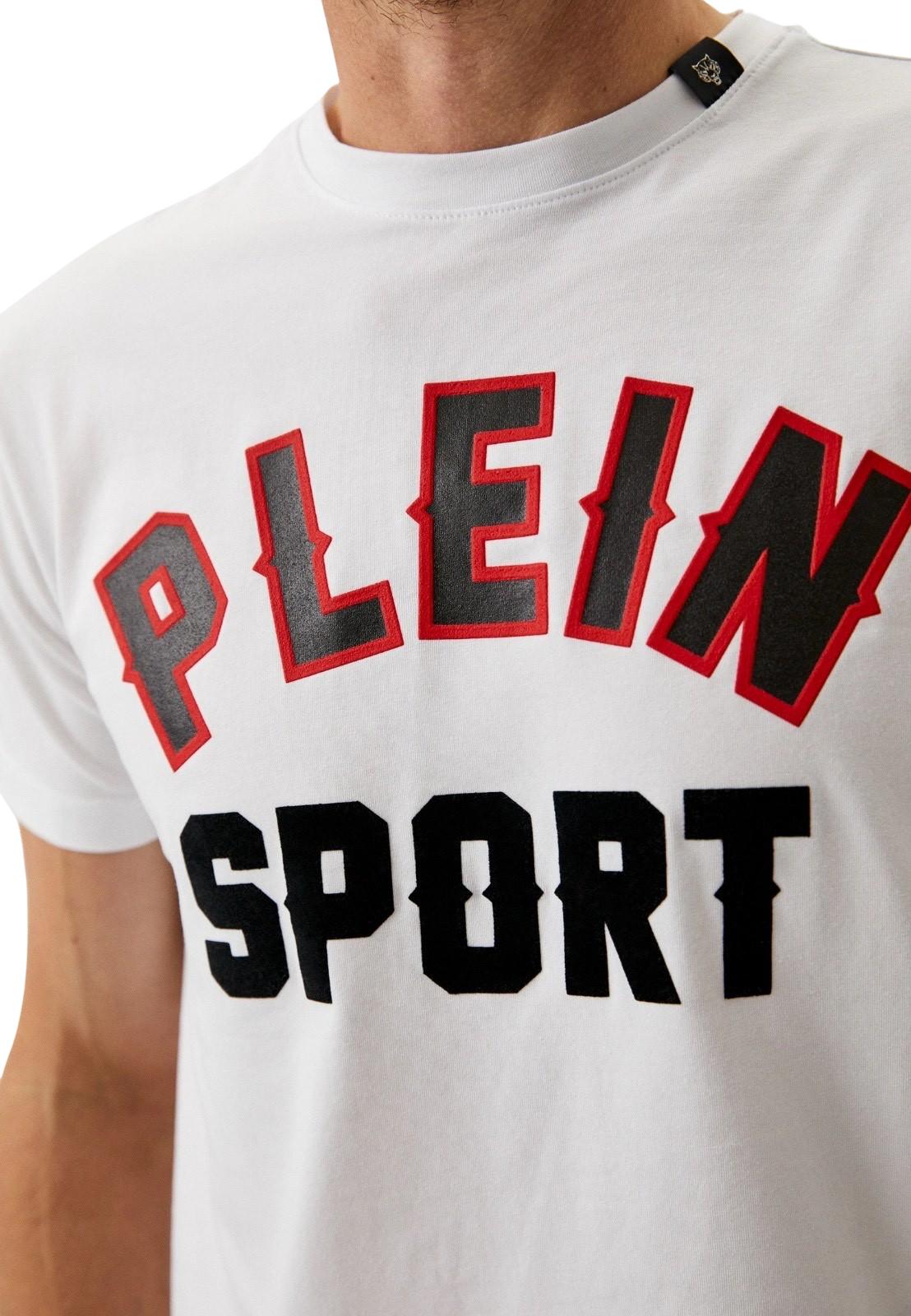 Мъжка тениска в бяло Plein Sport
