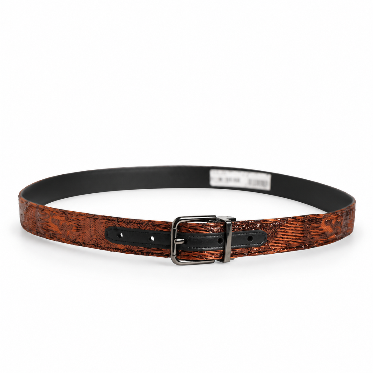 Men's belt Dolce & Gabbana SKU: BC4337 AW224 - full belt view
