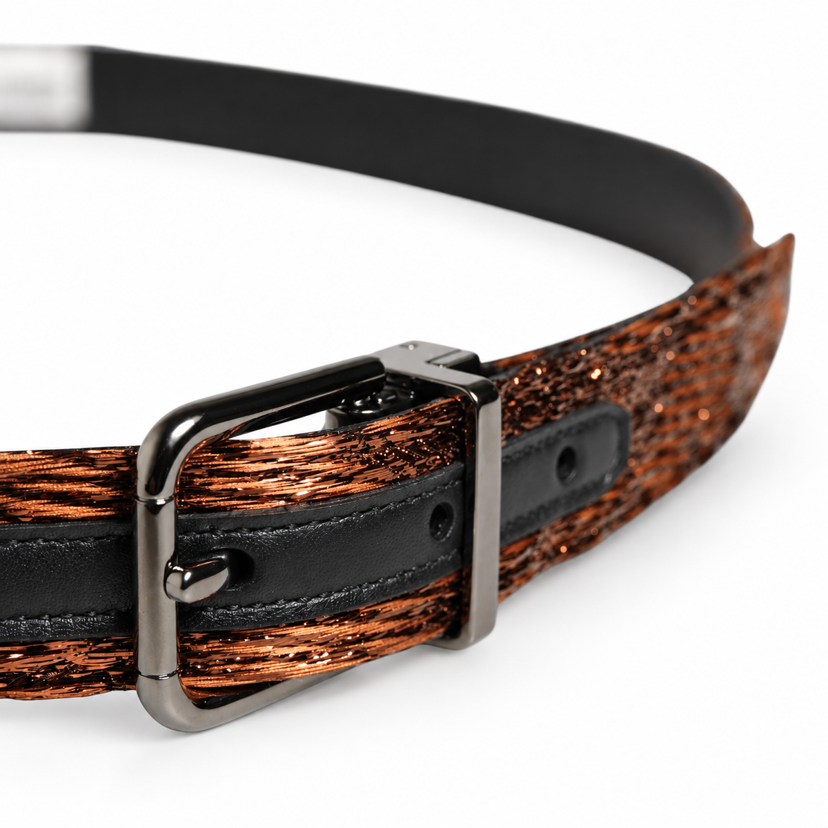 Men's belt Dolce & Gabbana SKU: BC4337 AW224 - buckle close up view