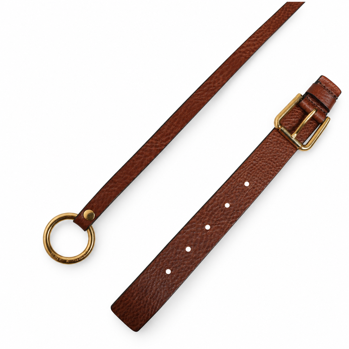 Men's belt Dolce & Gabbana SKU: BC4638 AO960 top view of buckle and tip