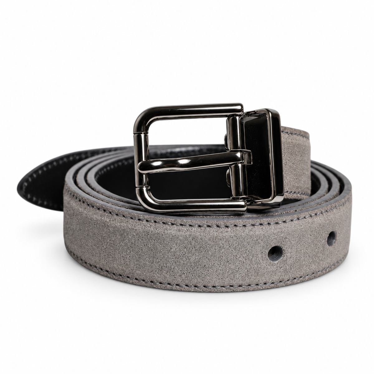 Men's belt Dolce & Gabbana SKU: BC3614 A1267 coiled front view
