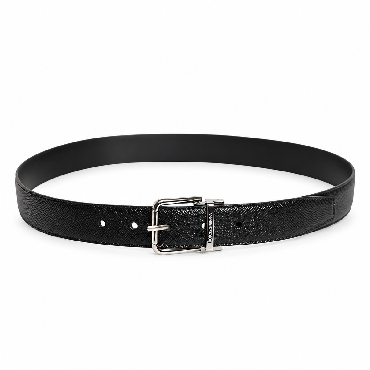 Men's belt Dolce & Gabbana SKU: BC3627 B5314 full length front view