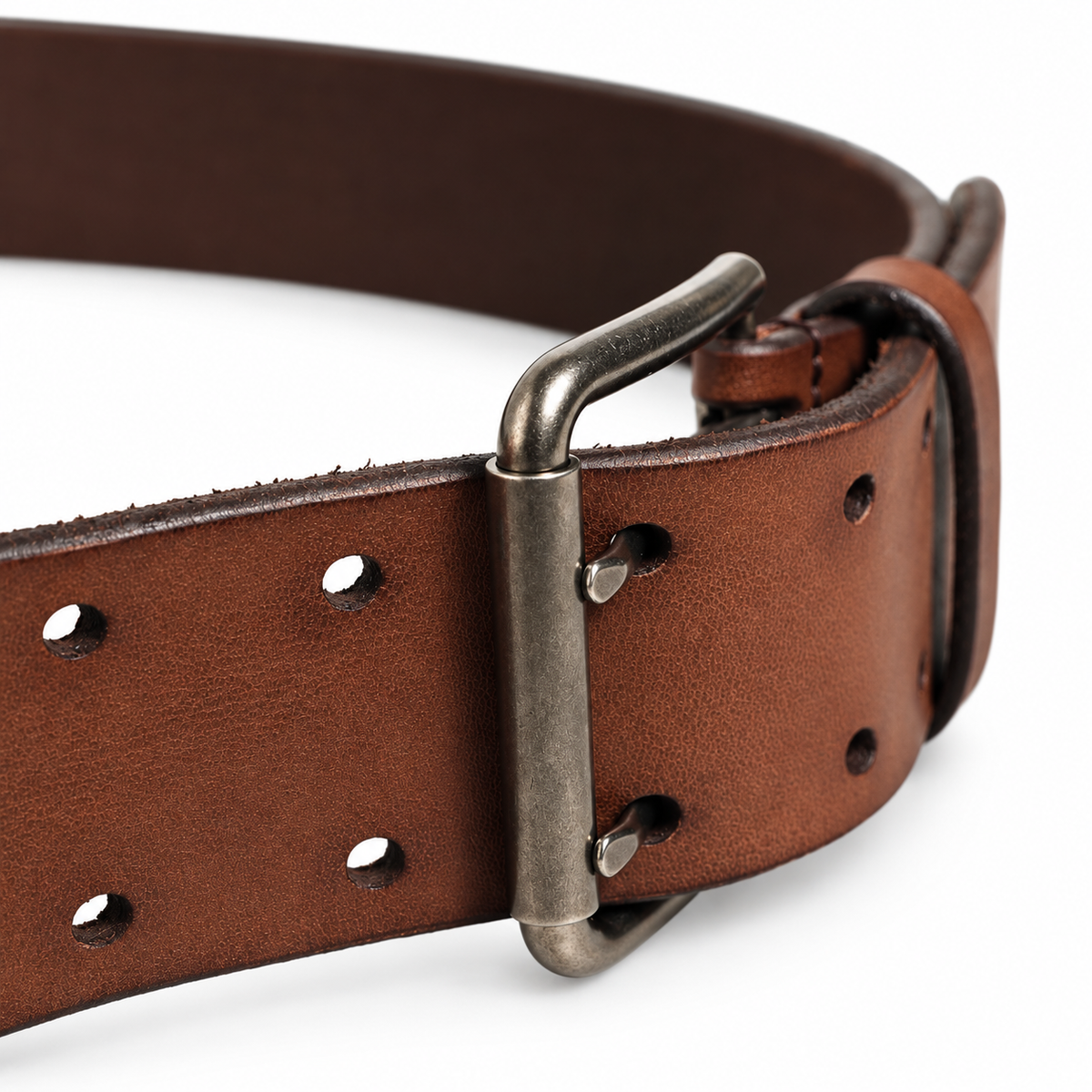 Men's belt Dolce & Gabbana SKU: BC4542 AW985 side buckle close-up