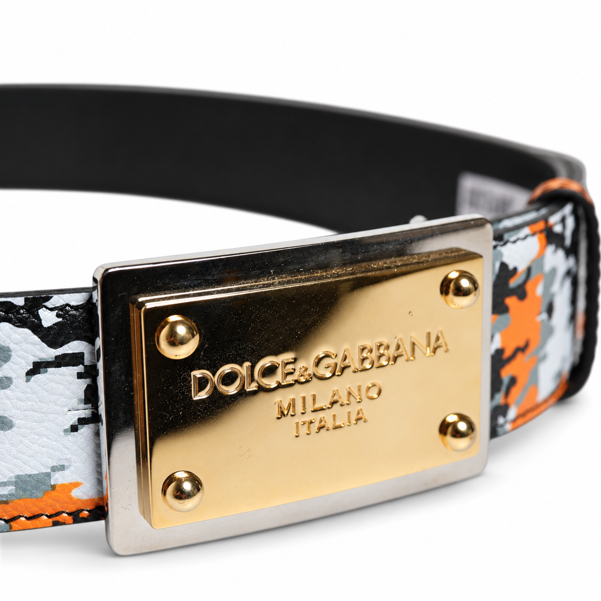Men's belt Dolce & Gabbana SKU: BC4676 AQ405 - product detail view