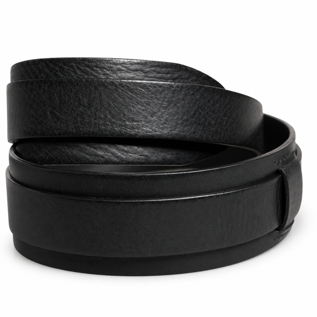 Dolce & Gabbana Men Black Classic Leather Metal Buckle Belt - BC4463 A0044 - view 5