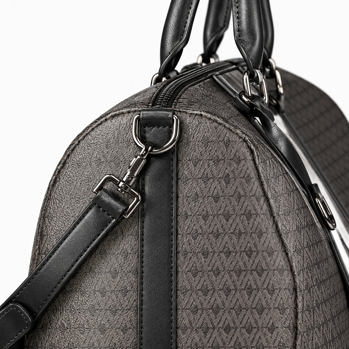 Unisex travel bag Mario Valentino Axie VBS8AY10 hardware detail view
