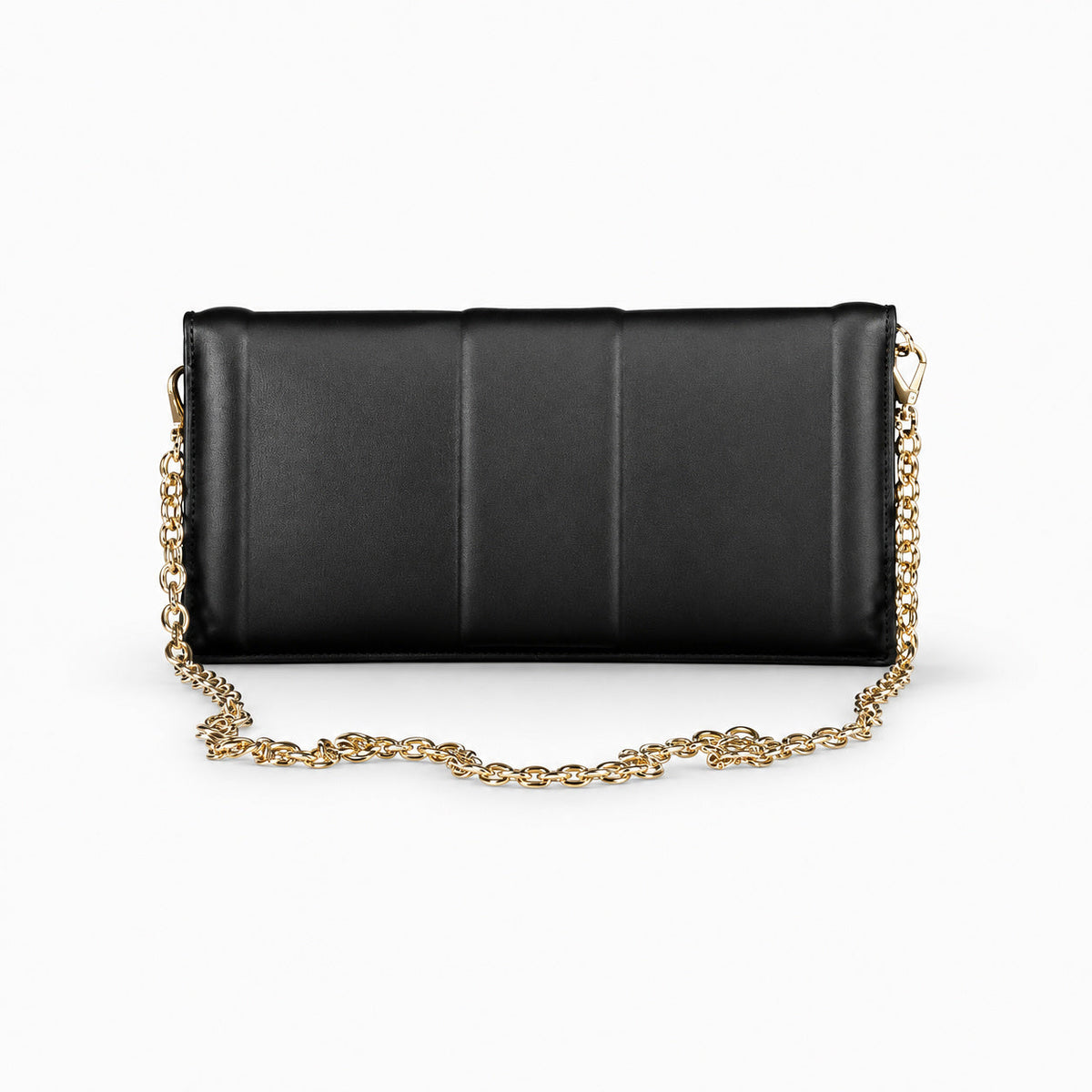 Women's clutch bag Mario Valentino Brass VBS8G617 back view