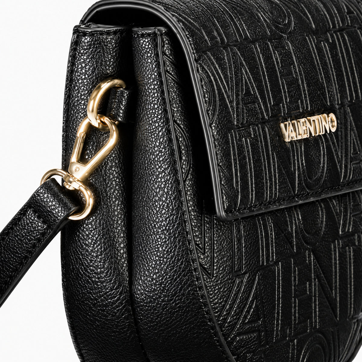 Women's crossbody bag Mario Valentino Pansy VBS8PG09 handle and hardware detail view