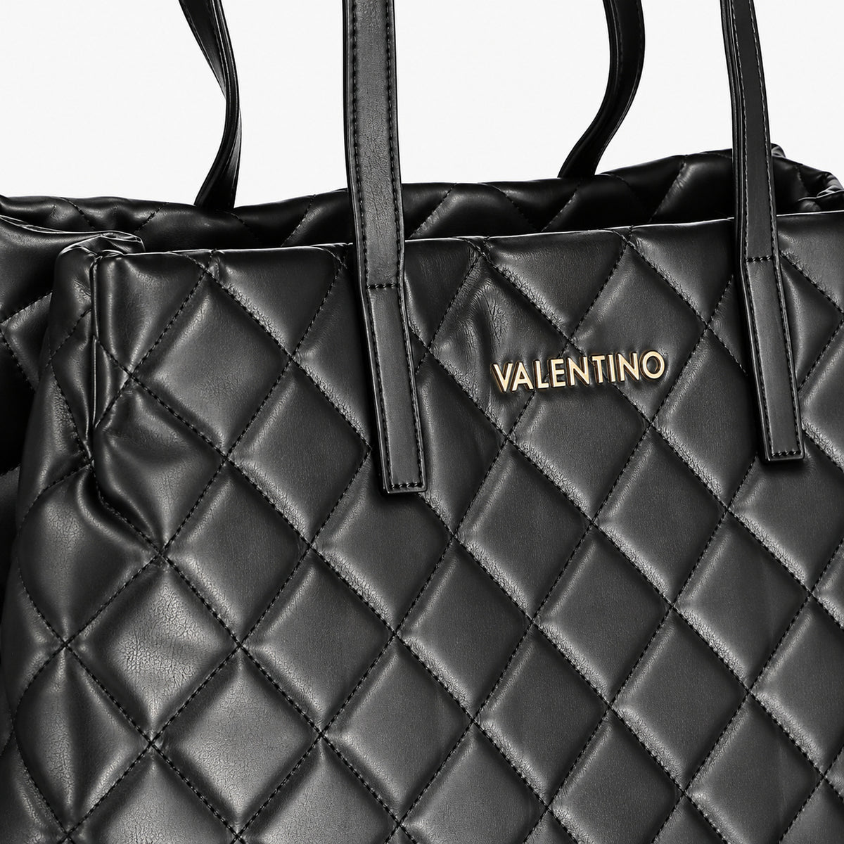 Women's shopping bag Mario Valentino Ocarina VBS3KK10R handle and hardware detail view