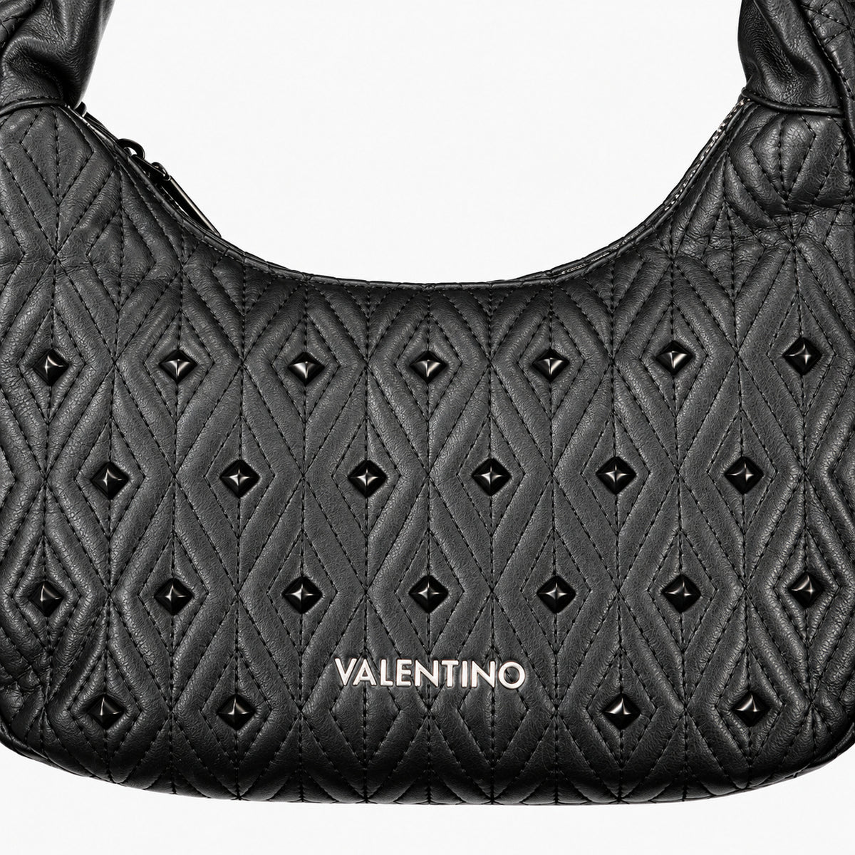 Women's shoulder bag Mario Valentino Joia VBS8AC07 texture and stud detail view